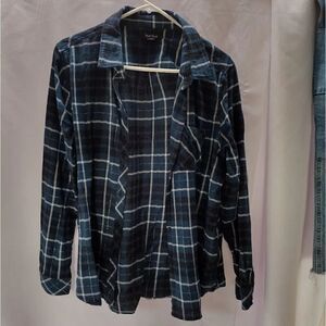 Well worn plaid shirt